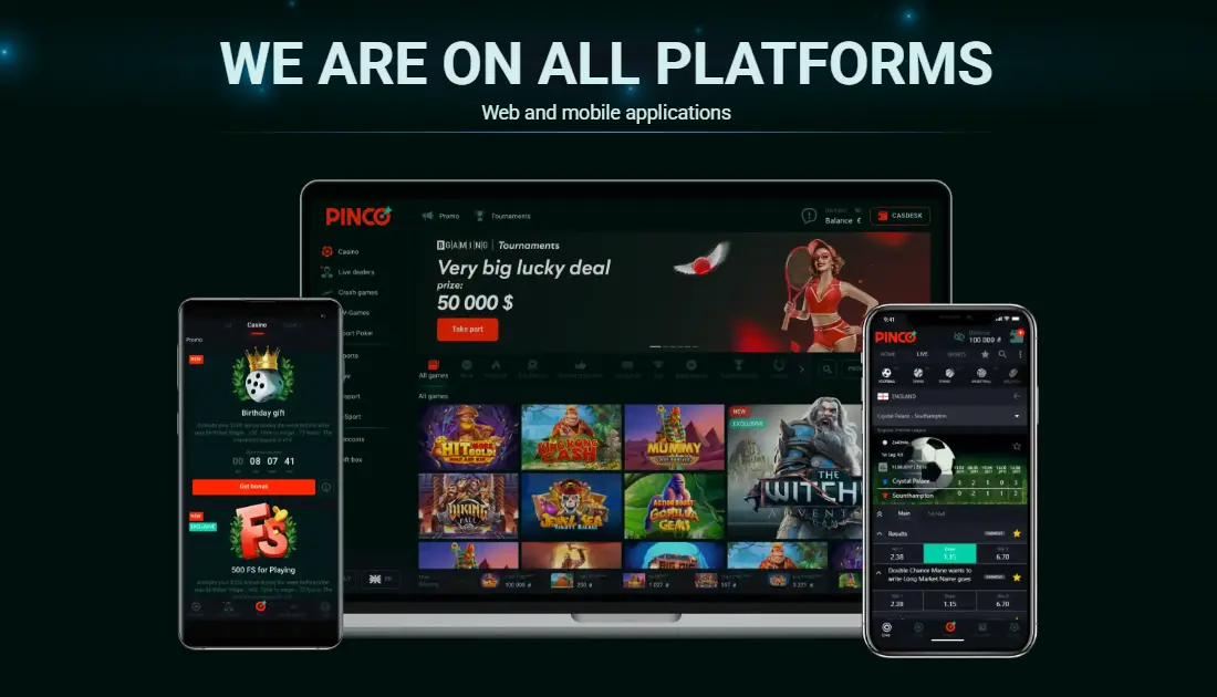 Pinco on all mobile devices